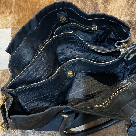 Prada Black Nylon Bauletto Handbag - Picture 8 of 13